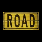 Reflective Aluminum Sign For Vehicle - Long Vehicle & Road Train Reflective Aluminum Hinged Sign Plate